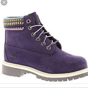 NWOT Purple Suede Timberlands